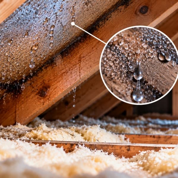 Qu'est-ce que la condensation au grenier?