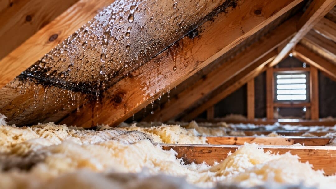 Condensation au grenier, le problème qu'on ne voit pas venir