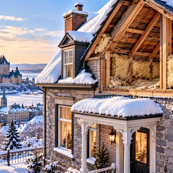 Des maisons souvent sous-isolées