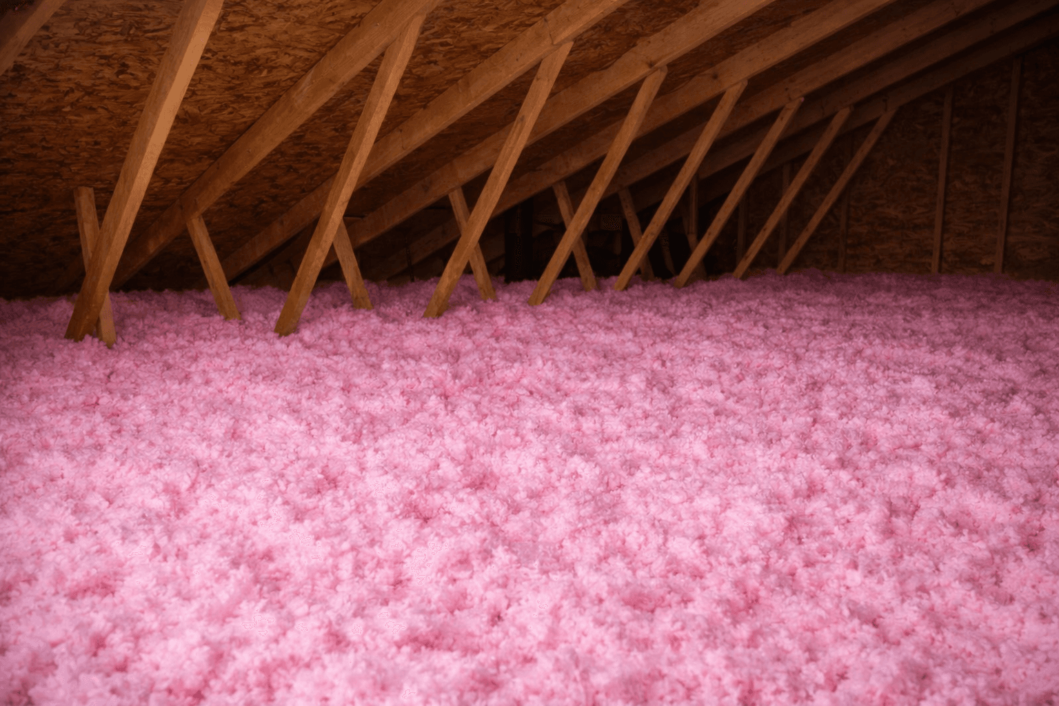 Well insulated attic